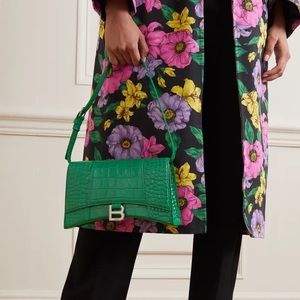 BALENCIAGA Hourglass Baguette Shouler Bag